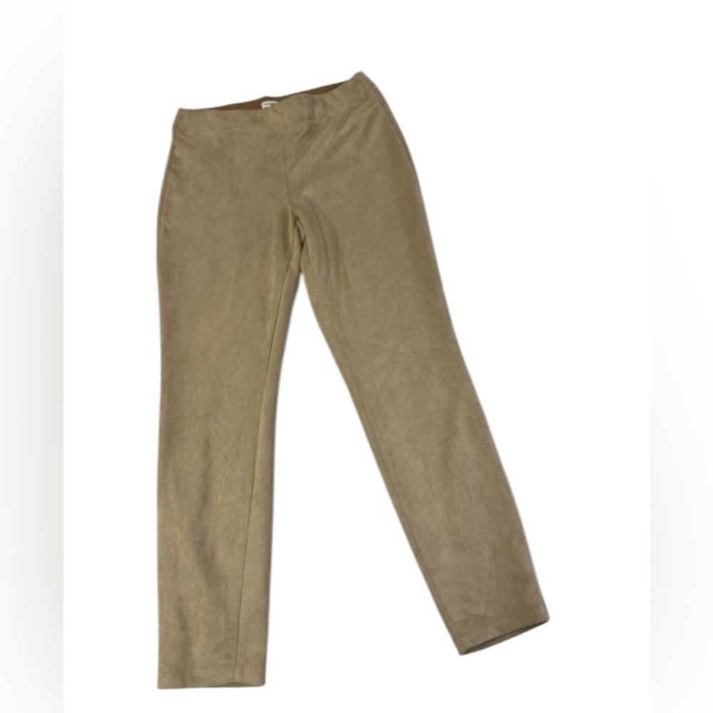 Max Studio Faux Suede Camel Color Pants Size Large